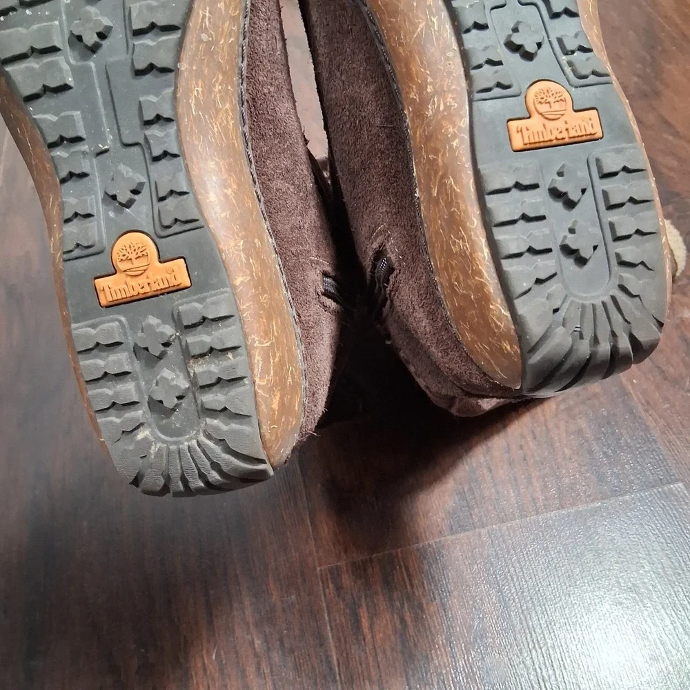 Timberland Earth Keepers Granby Brown Lined Suede‎ boots Waterproof Women's 7 M